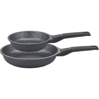 Pfannen-Set GSW "Easy Click", schwarz, Ø:28cm, Pfannen, Induktion