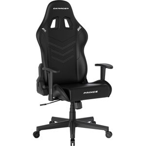 DXRACER Gaming-Stuhl PRINCE L, GC/LPF132LTC/NW, schwarz, Kunstleder, belastbar bis 125 kg
