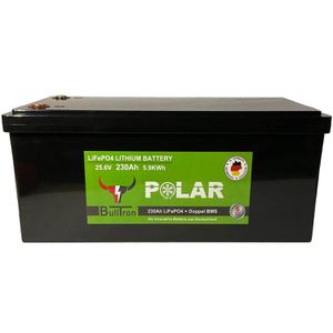 Bulltron LiFePO4-Akku LI230B250-24-P, 230 Ah, 24 V, mit Batterie-Management-System & Bluetooth