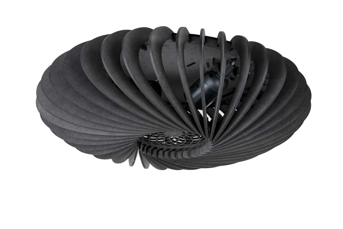 Blij Design Plafondlamp Swan zwart Ø 48 cm