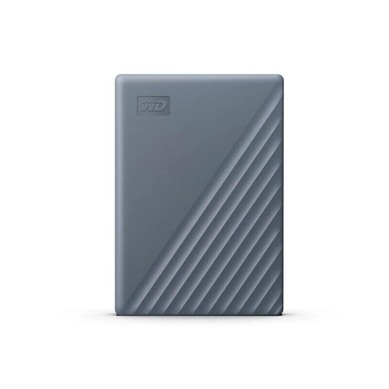 Western Digital WD My Passport Mobiler Festplattenspeicher mit USB-C™ - 2 TB Silikon Grau WDBWML0020BGY-WESN