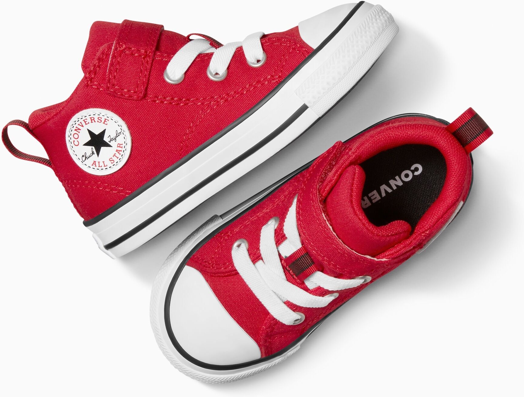 Sneaker CONVERSE "CHUCK TAYLOR ALL STAR MALDEN STREET", Jungen, Gr. 20, rot (rot, weiß, schwarz), Textil, Schuhe Sneaker rot, weiß, schwarz 20