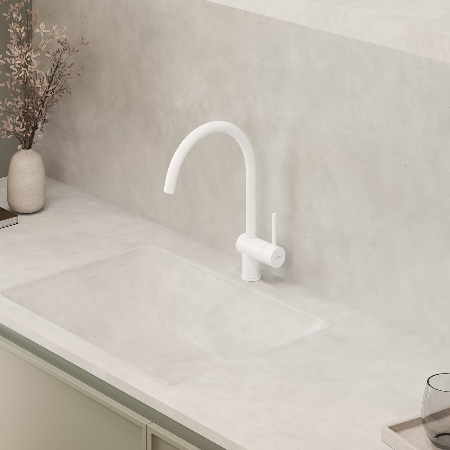Kronenbach Lima Classic Einhebel Küchenarmatur mit hohem schwenkbarem Auslauf