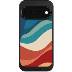 Nivocase Hülle für Google Pixel 11 Handyhülle NIVOcore Case Schwarz Farbe Farbverlauf Welle (Google Pixel 11), Smartphone Hülle, Schwarz