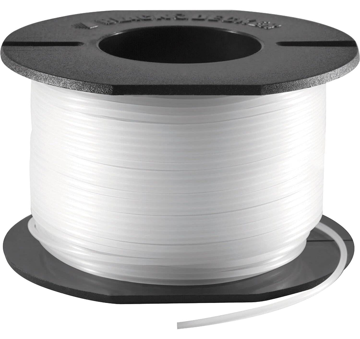 Black & Decker A6046-XJ Spoel voor grastrimmer, Nylon, 37,5 m, Zwart/Wit