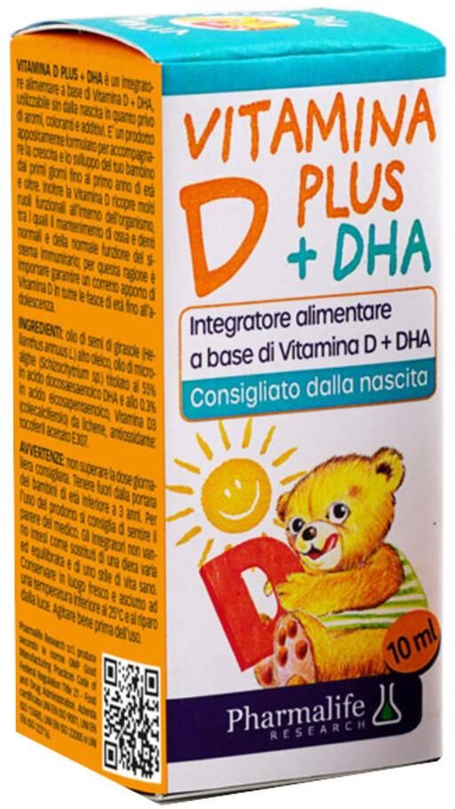 PHARMALIFE RESEARCH Srl VITAMINA D PLUS+DHA 10ML
