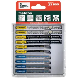Metabo Stichsägeblattsortiment 3Holz+Metall+Kunststoffe10-teiligHCS/HSS6xHolz4xMetall