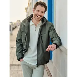 engbers Herren Leichte Funktionsjacke mit Bündchen Grün regular uni - 50
