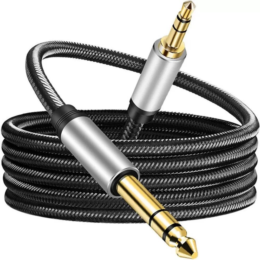 INF 6,5 mm auf 3,5 mm Klinke-Klinke Audiokabel – Nahtlose Verbindung Ihrer Geräte 1 m