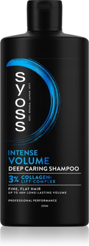 Syoss Intense Volume shampoing pour cheveux fins et plats 440 ml