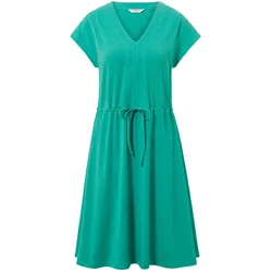 Tchibo - Jerseykleid mit Bindeband - Damen - Gr. M - blau