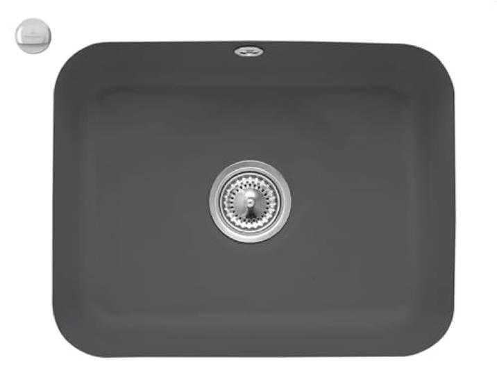 Villeroy & Boch Cisterna 60C Graphit - 6706 02 i4 Keramikspüle Exzenterbetätigung