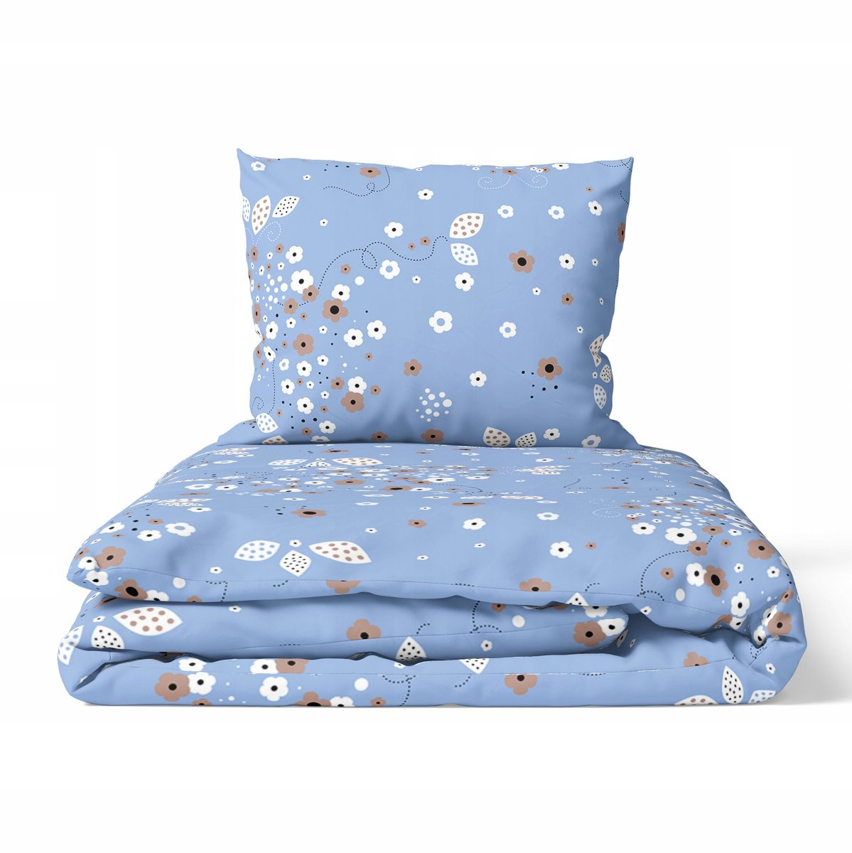 Posciel-Hurt Katoenen Kora Beddengoed Set voor volwassenen met kussensloop, 160x200 cm en 70x80 cm