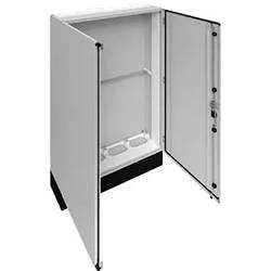Hager FR24E2 Schrank 1050 x 1050 x 2050 x 275 Stahl Lichtgrau (RAL 7035) 1 St.