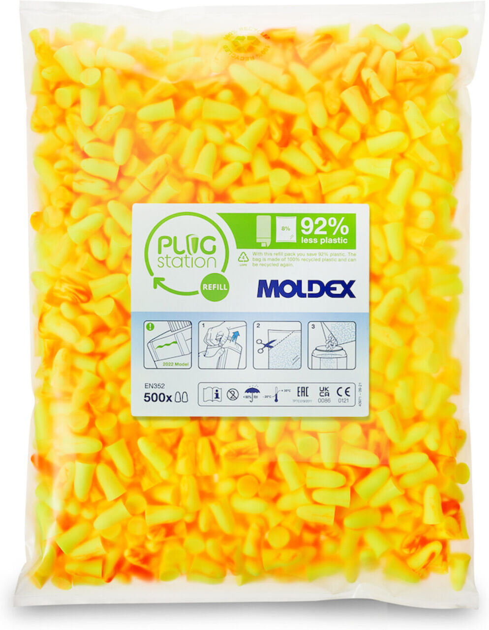 MOLDEX Nachfüllpack MelLows, 500 Paar (766001)
