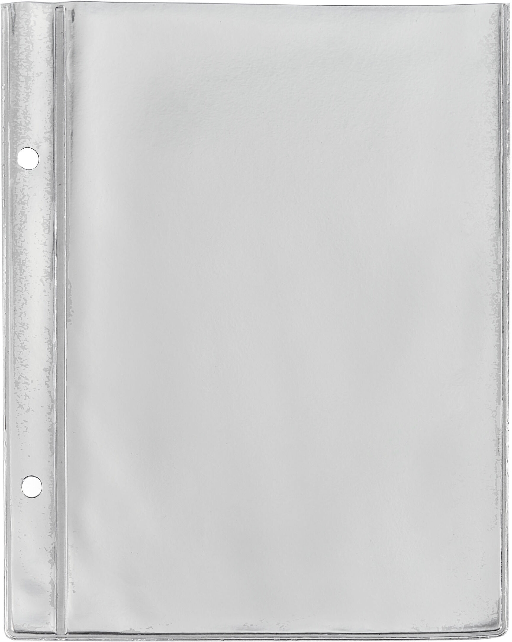 SPRINTIS 100 Unités - Pochettes perforées A6, PVC souple 140 microns, transparent