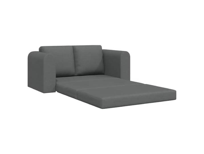 vidaXL Schlafsofa Dunkelgrau 148 x 71 x 83 cm Stoff Bietet Platz für bis zu 2 Personen bequem, Funktioniert sowohl als Sofa als auch als Bett, Weiche Polsterung für Entspannung