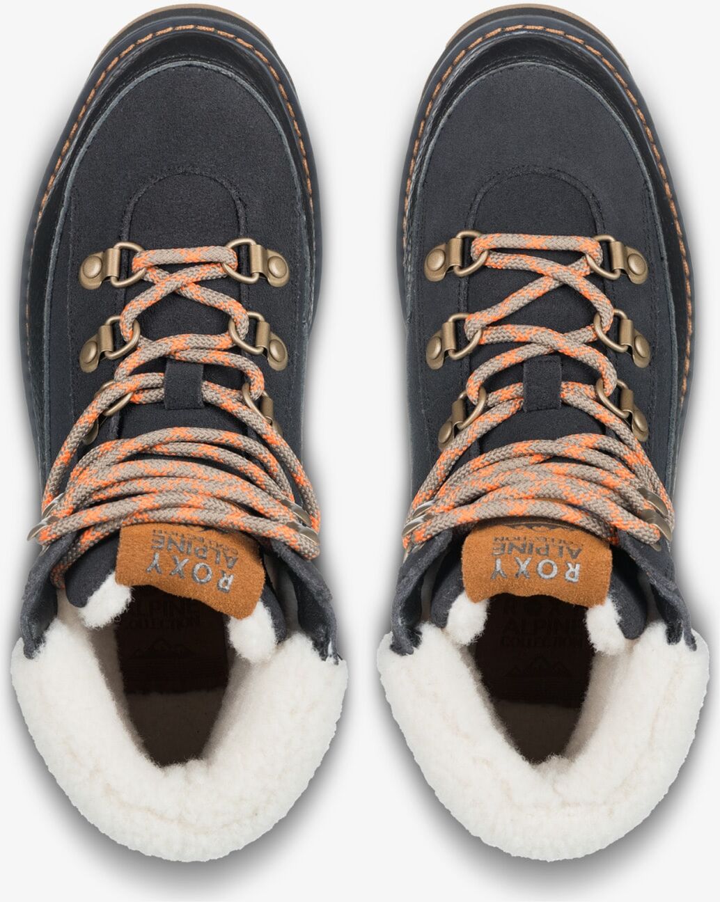 Winterboots ROXY "AZELIE", Damen, Gr. 42, wasserabweisend wärmend, schwarz, Leder, Synthetik, Schuhe Winterboots, Winterschuhe, Winterstiefel, Snowboots, wasserabweisend & gefüttert schwarz 42, wasserabweisend wärmend