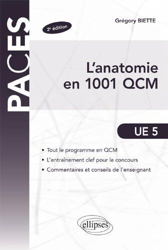 Grégory Biette - L'anatomie en 1001 QCM - Preis vom 05.10.2026 03:47:11 h