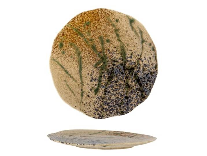Bloomingville Creative Collection Larken Teller, Schwarz, Steingut, T27xH2,5 cm