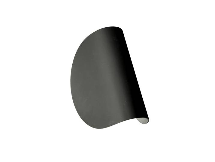 Applique en aluminium noir 16 cm