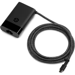 HP USB-C 65W Laptop Charger (65 W), Notebook Netzteil, Schwarz