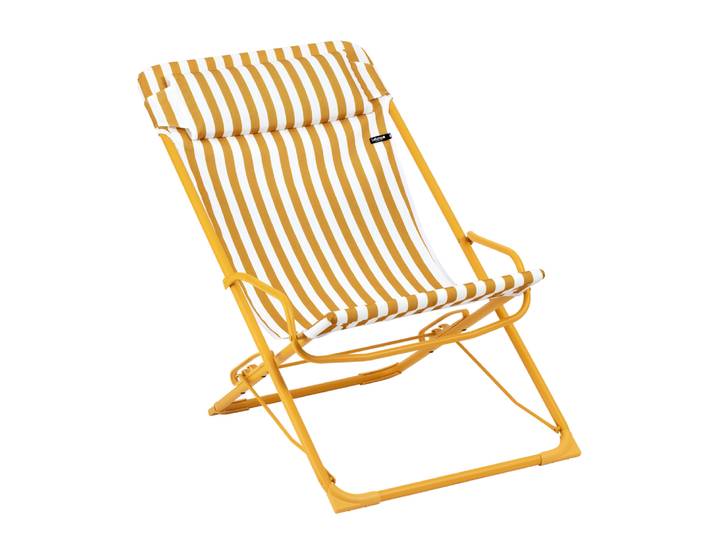 Lafuma Transaswing Schaukel Liegestuhl/Strandstuhl Gestreift