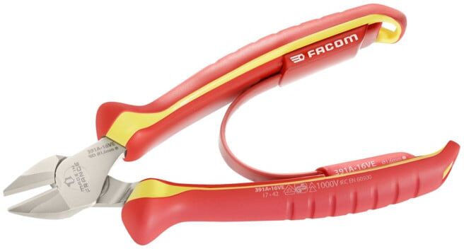 Facom Coupe-câbles diagonaux VDE 165 mm (391A.16VE)