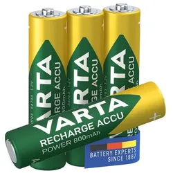 Varta Akkus »RECHARGE ACCU Power« Micro / AAA / HR03