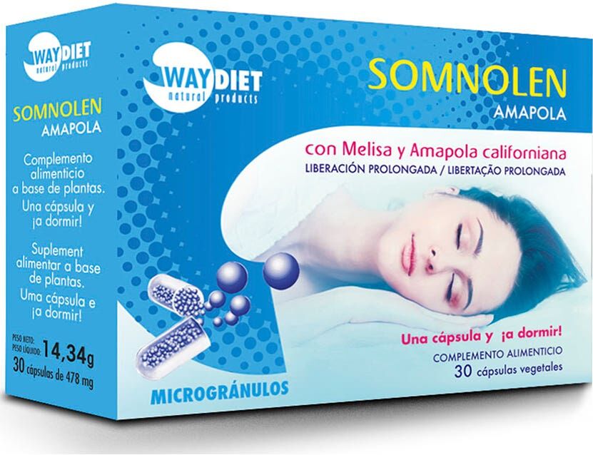 Waydiet Natural Waydiet Somnolen Amapola 30caps
