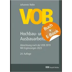 VOB im Bild-Hochbau-und Ausbauarbeiten-mit E-Book, Fachbücher von Johannes Nolte