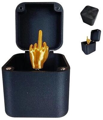 Uplift Essentials Middle Finger In A Box Prank Gift Middle Finger In A Box Prank Gift