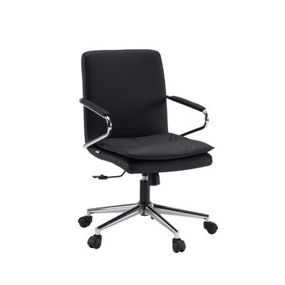 Bürostuhl / Drehstuhl Rovento Kunstleder schwarz hjh OFFICE