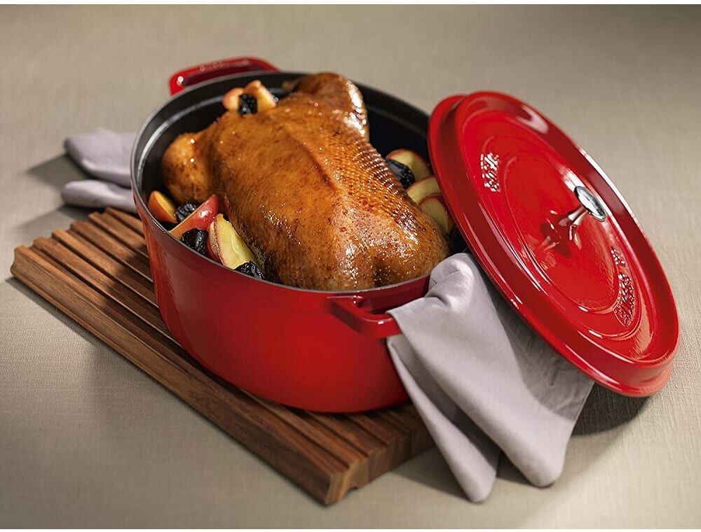 Le Creuset Cocotte ovale Signature 40cm rouge en fonte Rouge 50x23x33cm