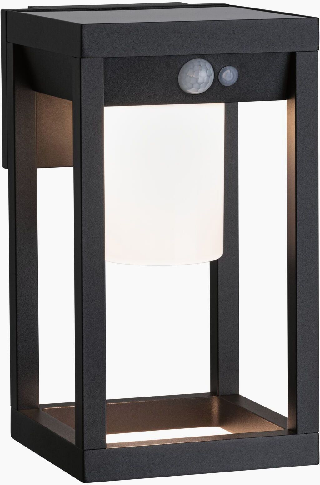 Paulmann - Outdoor Marisol 5.5W LED Solar Lantern with Motion Detection in Black