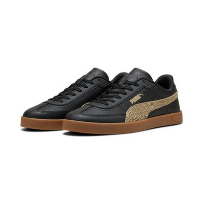 Sneaker PUMA "CLUB II ERA TOPCAT", Damen, Gr. 40,5, schwarz (puma schwarz, toasted almond), Synthetik, unifarben, Schuhe Sneaker, für Alltag und Freizeit, mit Textil-Innenmaterial
