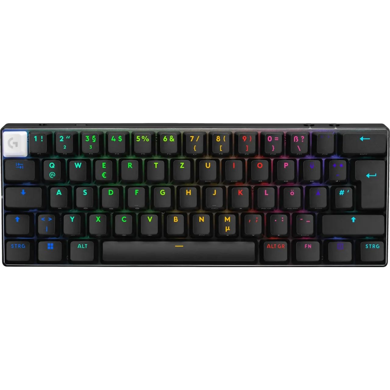 Logitech G PRO X 60 Lightspeed Logitech GX Optical Brown USB und Bluetooth Deutsch schwarz (kabellos)