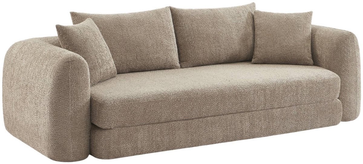 Sweeek Slaapbank met 3 zitplaatsen, modern design, B/D/H: 243 x 112 x 66 cm