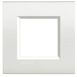 BTicino LNA4802BI LivingLight Abdeckrahmen 1-fach 2M Weiß