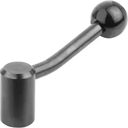 SPANNHEBEL GR.1, 10H7, A=84,5, FORM:20° STAHL, KOMP:KUNSTSTOFF
