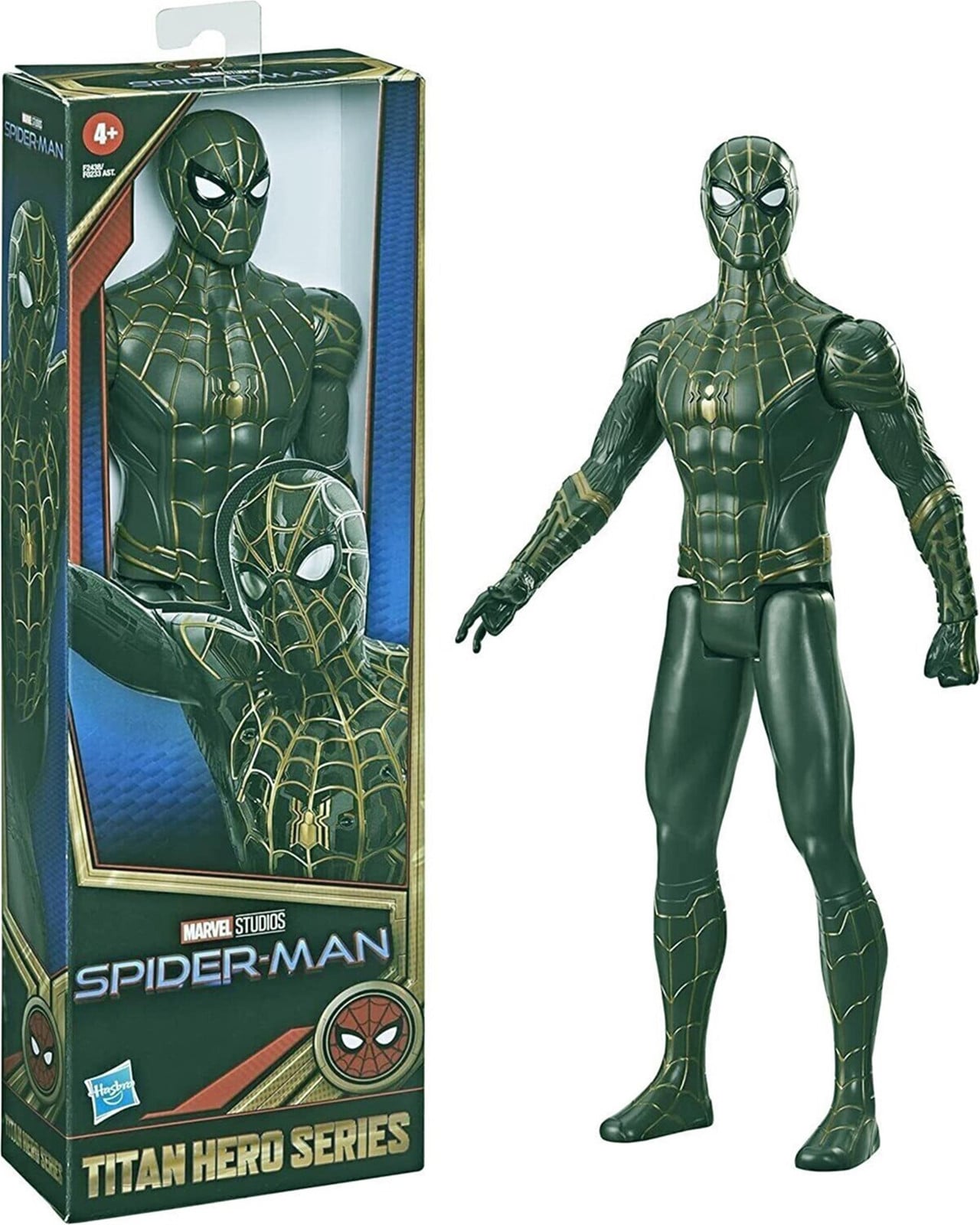 Hasbro Marvel Spider-Man Titan Hero met zwart en gouden kostuum