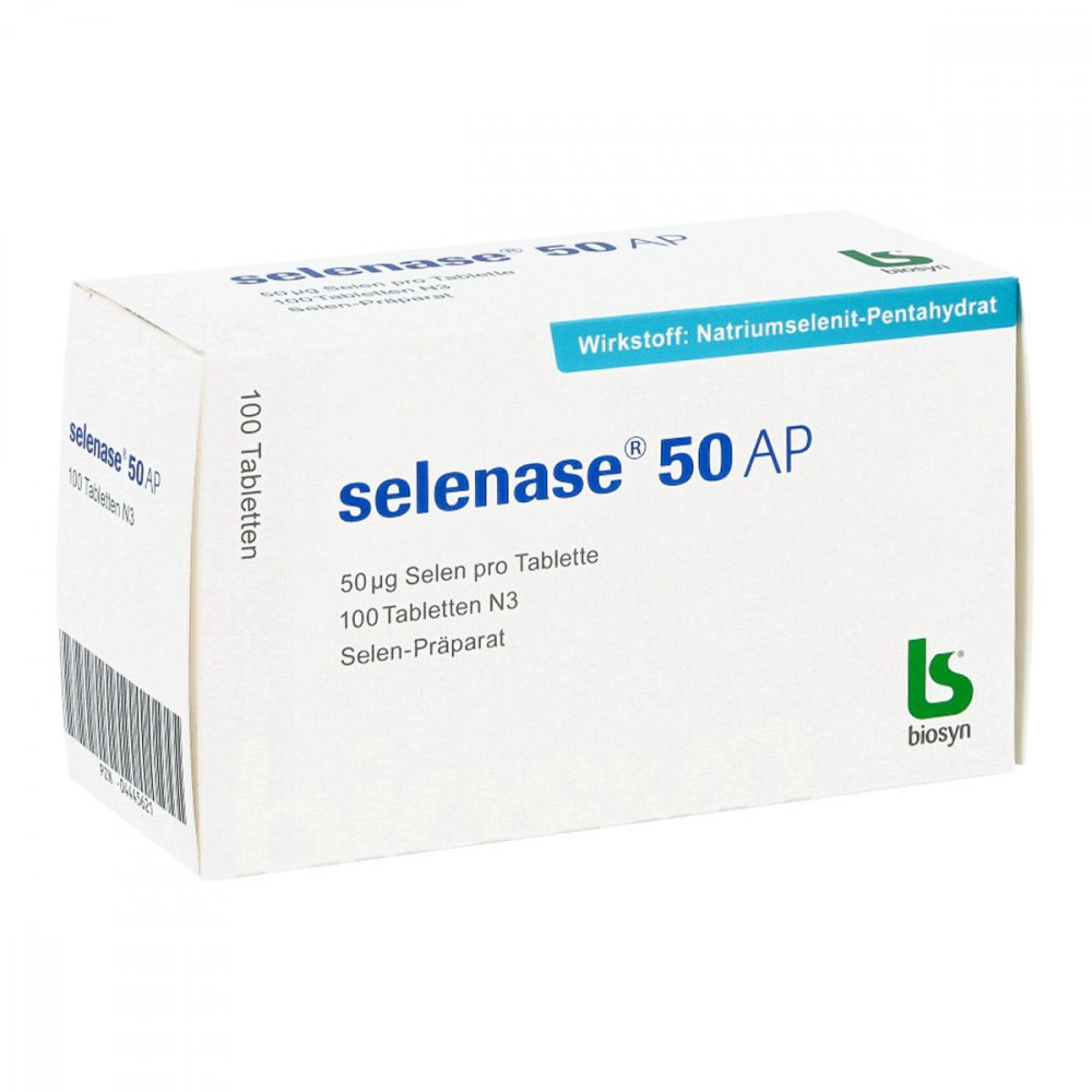 biosyn Arzneimittel GmbH Selenase 50 Ap Tabletten 04445621