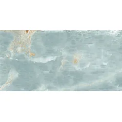 Imola Ceramica The Room Onyx Aqua Blue Gold 60x120 cm Bodenfliese / Wandfliese Stärke: 6,5 mm Matt Eben Naturale