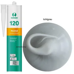 Ramsauer 120 Neutral lichtgrau 1K Silikon Dichtstoff 310ml Kartusche