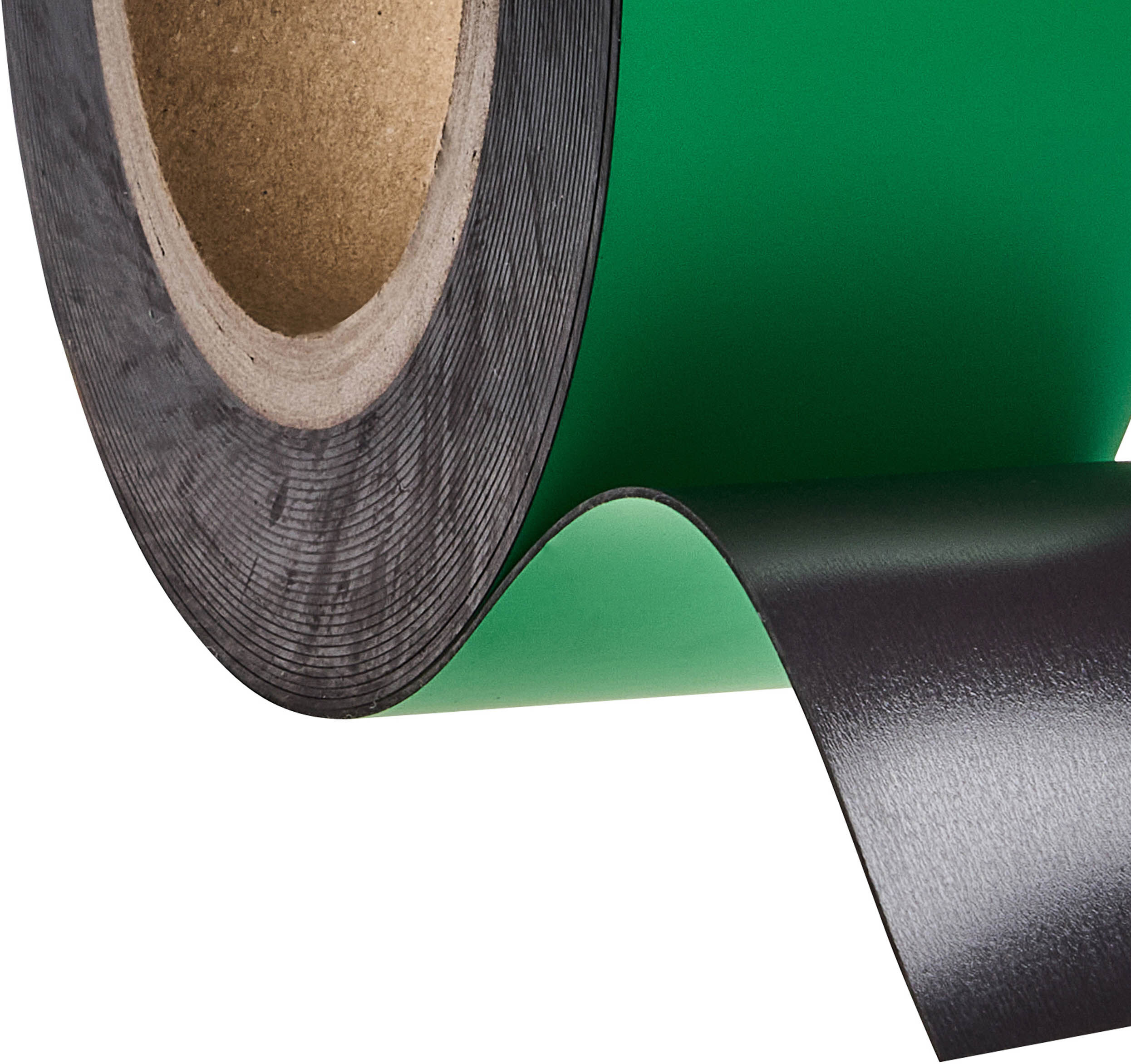 SPRINTIS Bande magnétique colorée 50 mm   vert   10 m   0,85 mm, ferrite, PVC