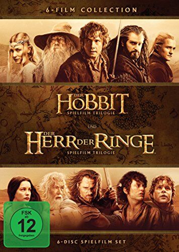 Peter Jackson - Mittelerde Collection [6 DVDs] - Preis vom 07.10.2026 11:45:10 h