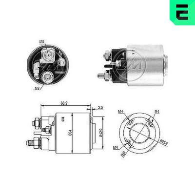 Era Magnetschalter, Starter [Hersteller-Nr. ZM3497] für Peugeot, Citroën