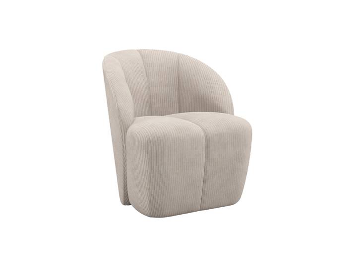 Drehbarer Design Sessel „Mojo“ Ecru De Eekhoorn