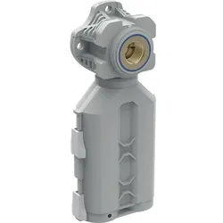 Geberit PushFit Doppelanschlussdose 90Gr mit Schnellkupplung Rg/Ms d16-20-Rp1/2