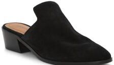 Lucky Brand Myrila Heeled Mule Sandal - Women's Accessories Shoes High Heels in Black, Size 6.5